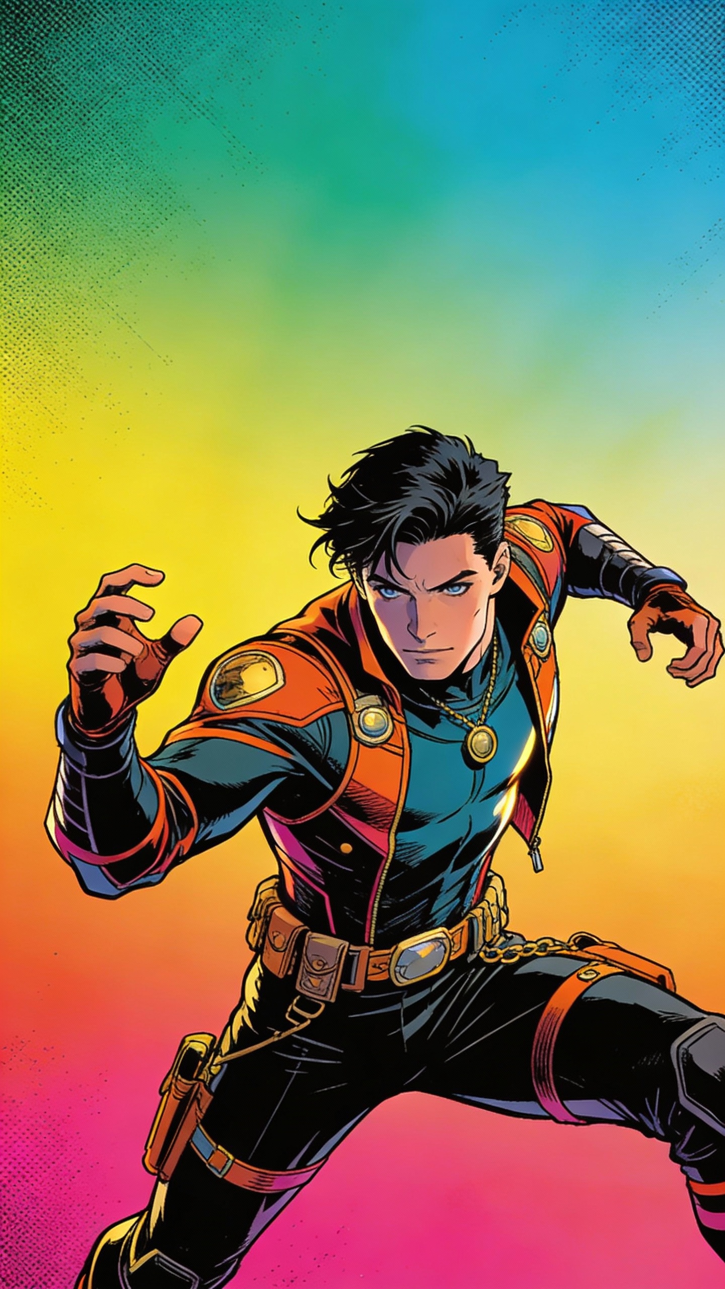 Red Robin Comic Character Illustration