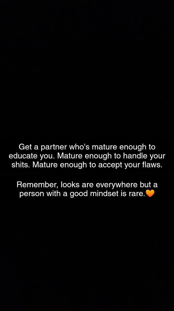 Advice Quote on Choosing a Partner