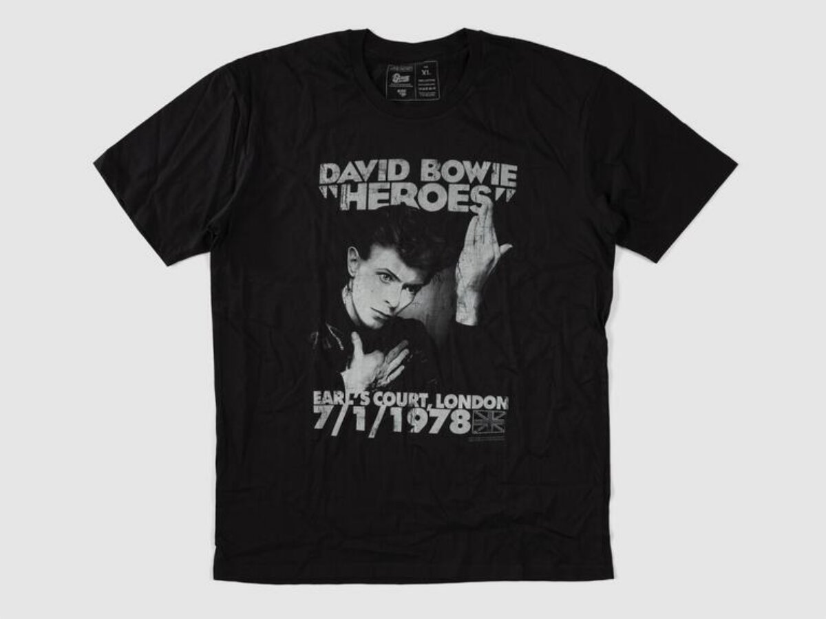 David Bowie Heroes Graphic T-shirt