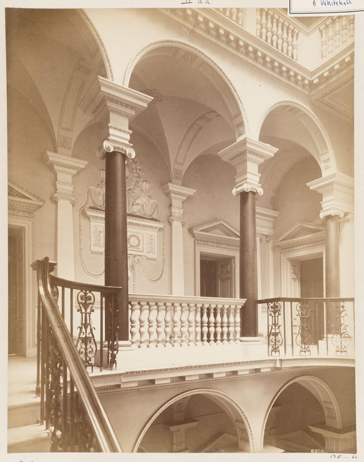 Vintage Classical Staircase Hall Interior