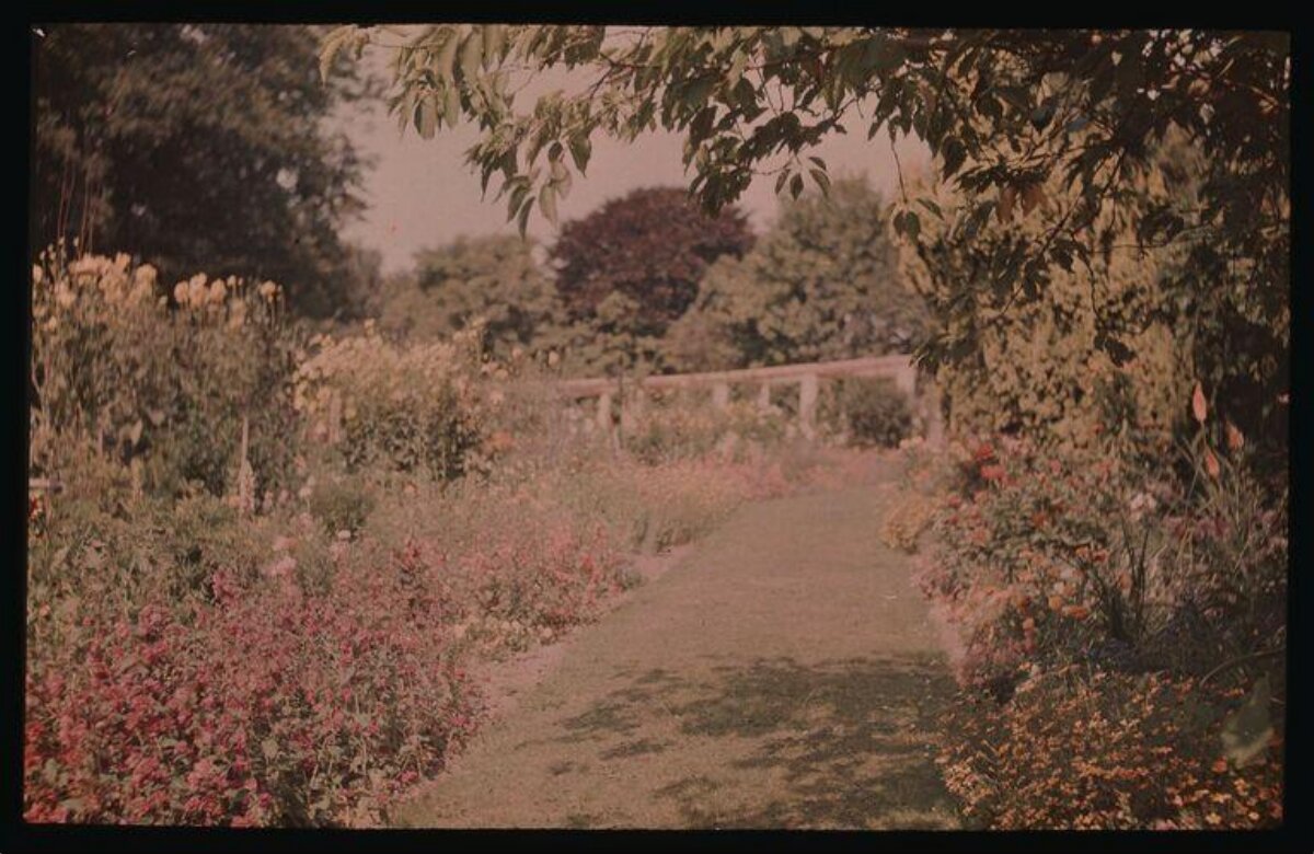 Vintage Garden Path