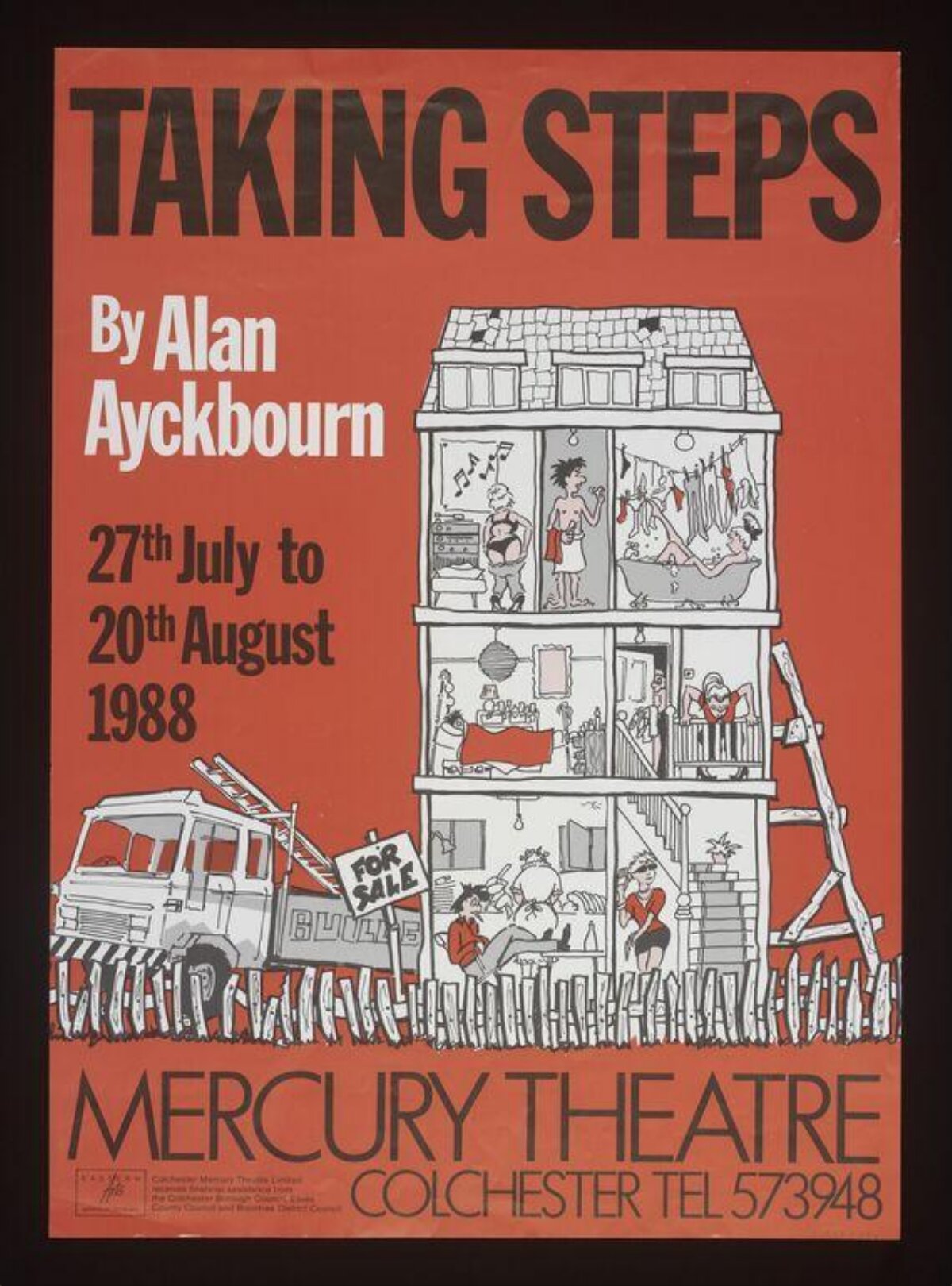 1988 Taking Steps Theatre Poster