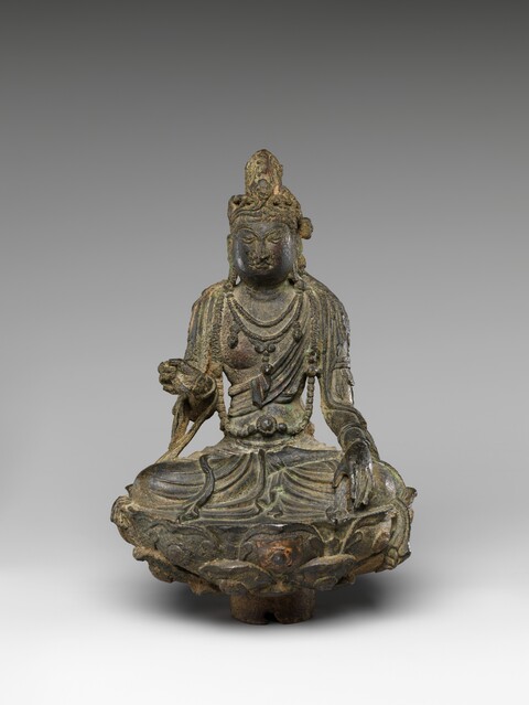 Bronze Seated Guanyin Statue