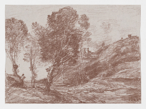Wooded Landscape Sketch