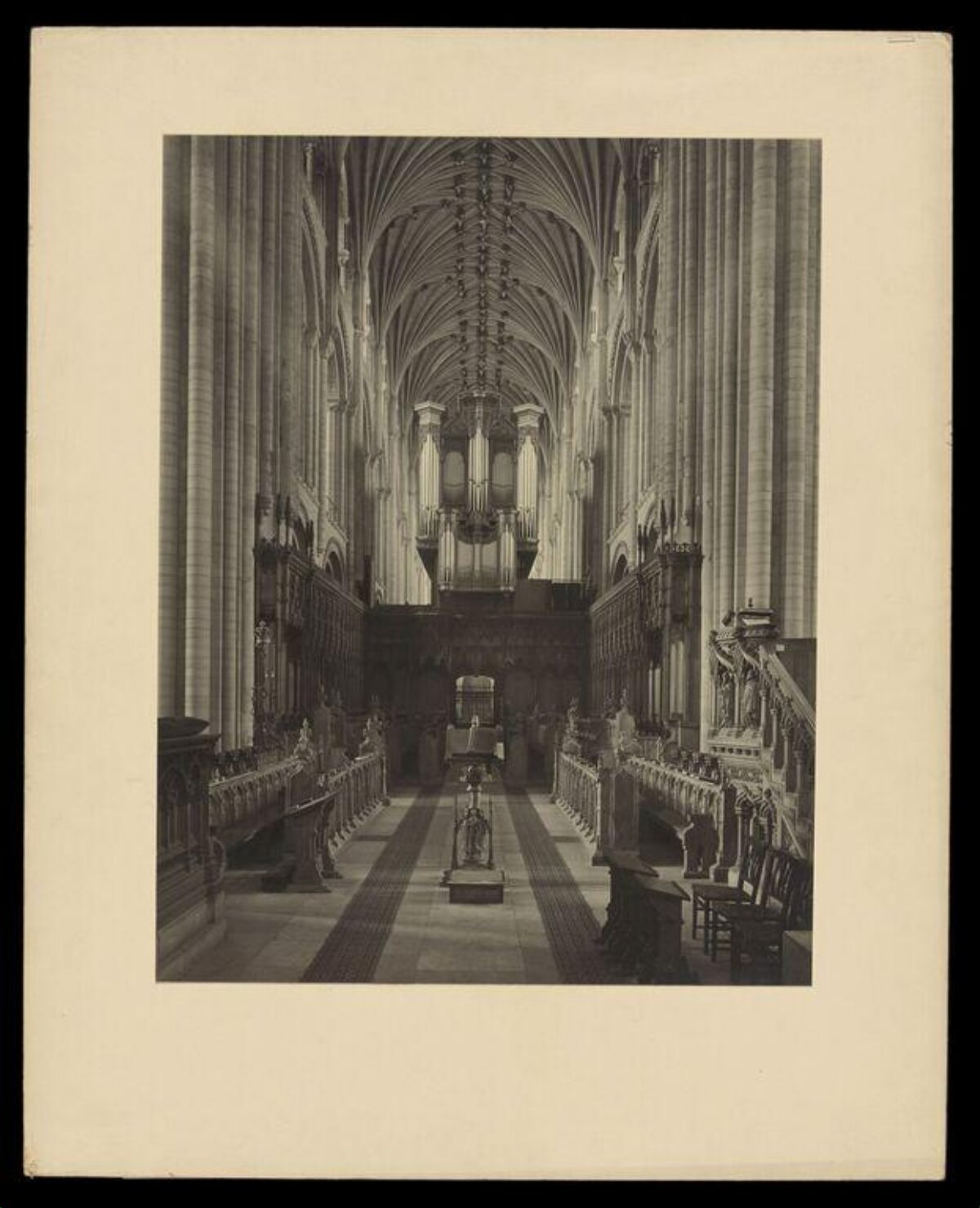 Gothic Cathedral Choir Interior