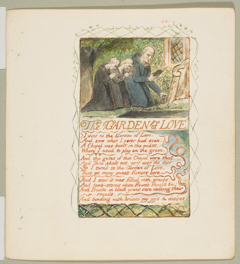 The Garden of Love Illuminated Poem