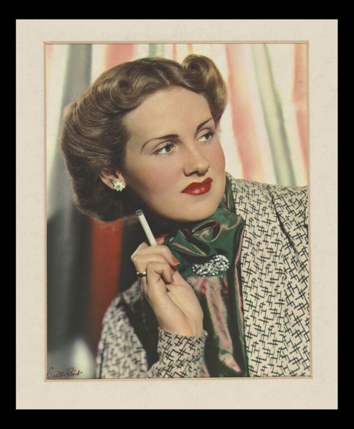 1940s Styled Portrait of a Woman