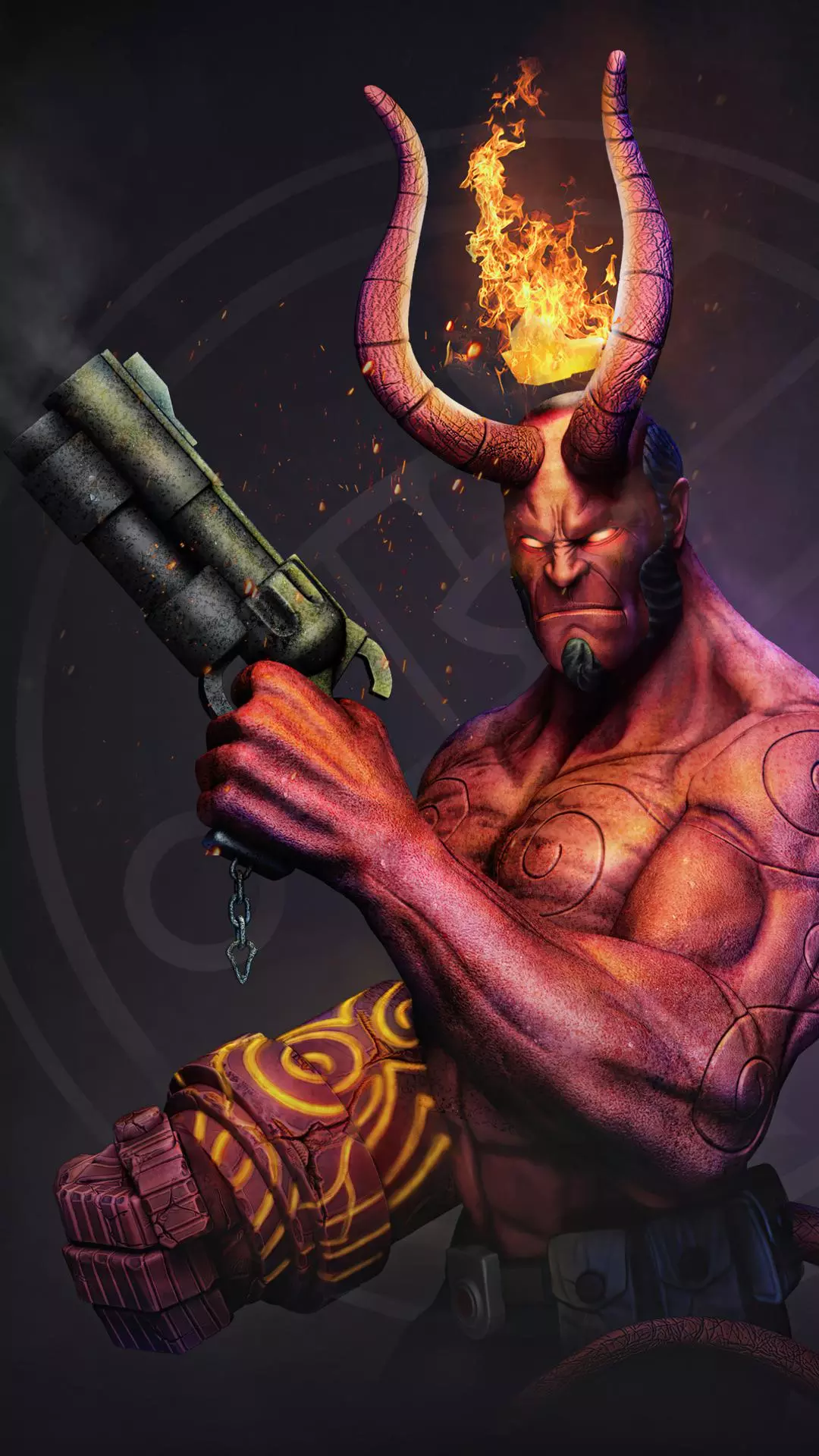 Hellboy Fantasy Character Art