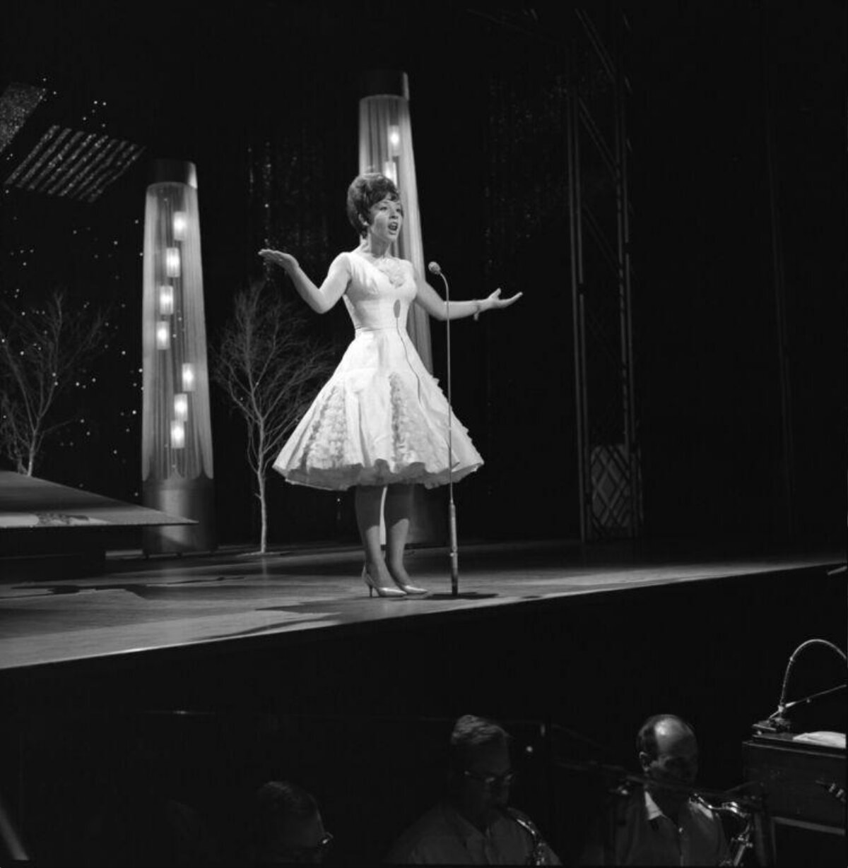 Female Singer Performing on Stage