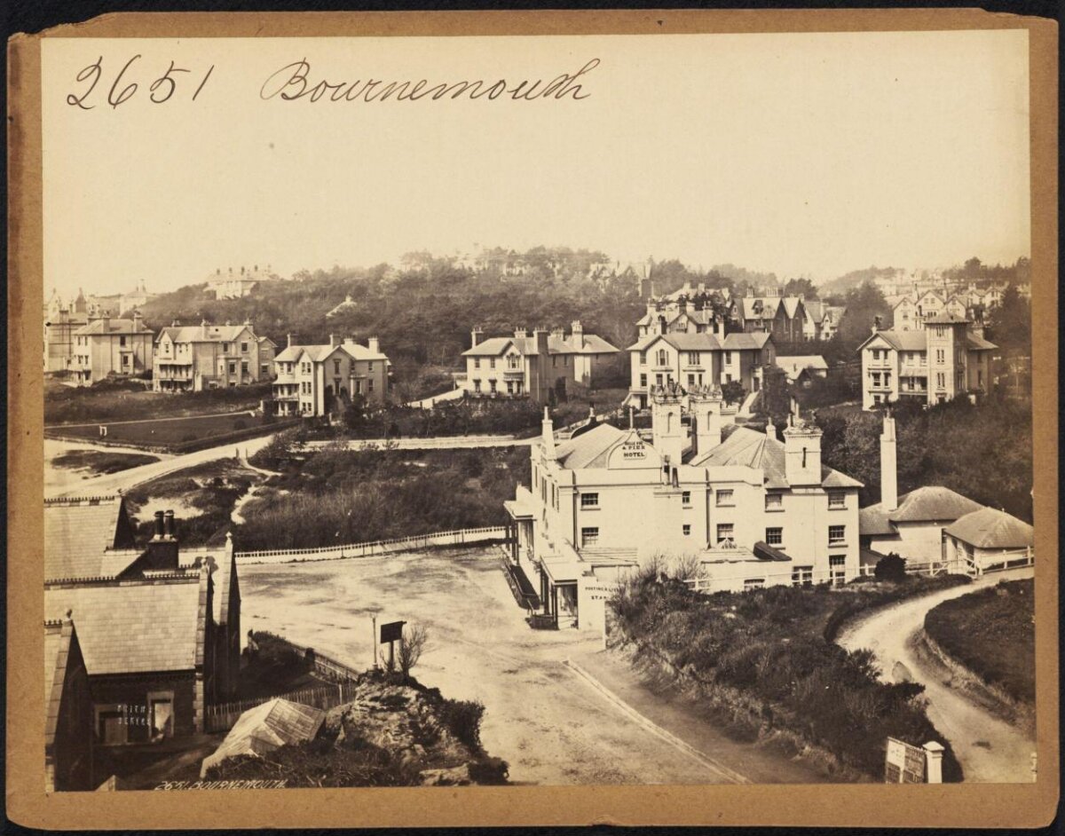 Vintage Bournemouth Town View