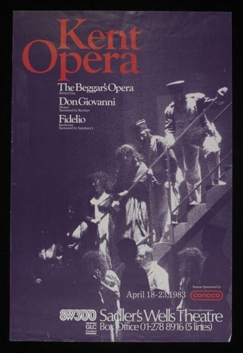 1983 Kent Opera Performance Poster