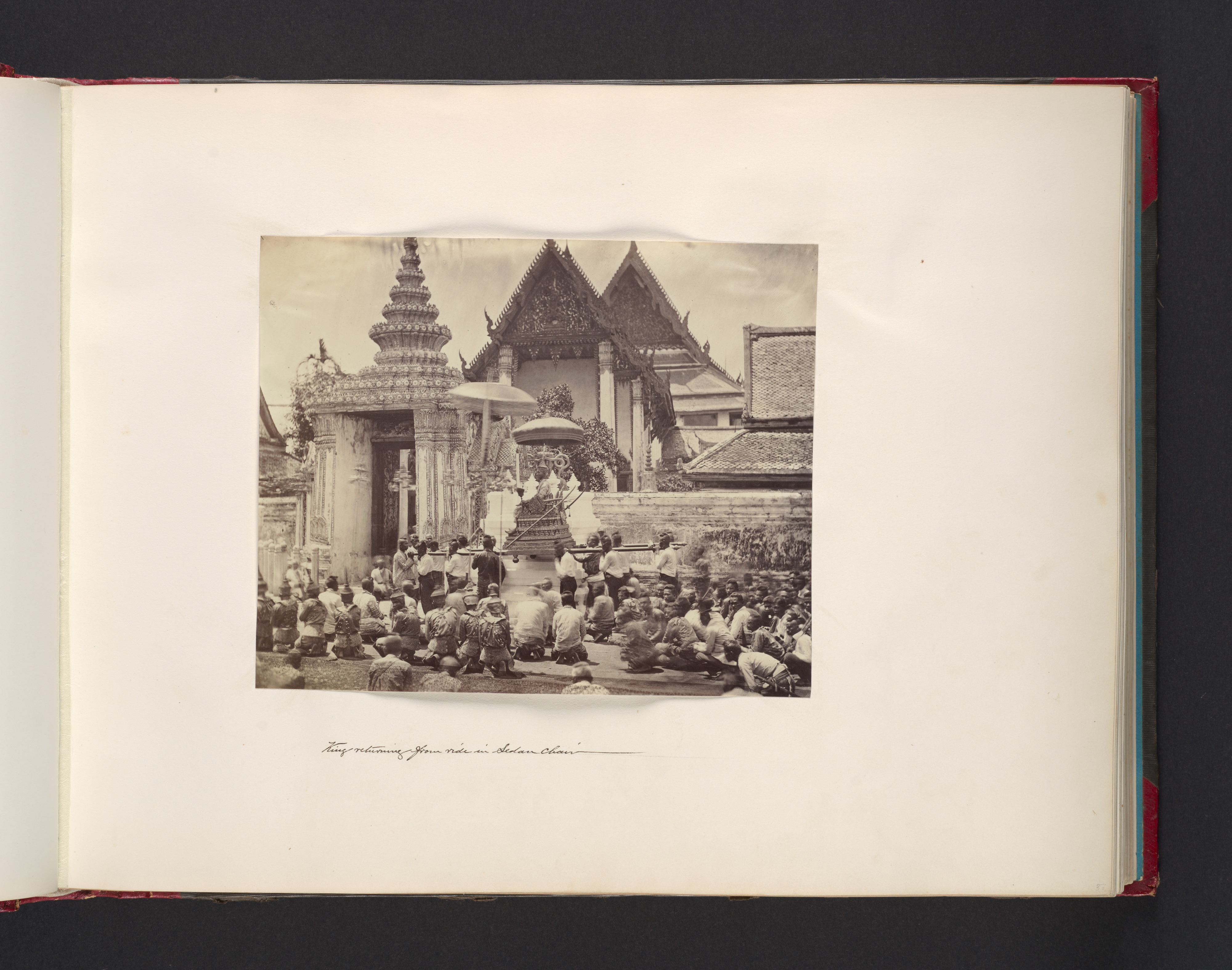 Royal Procession at Thai Temple