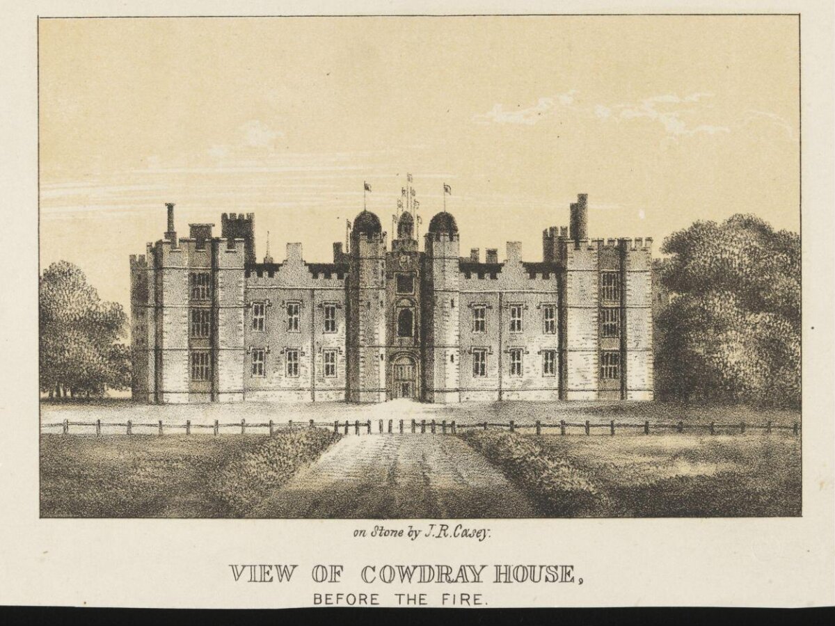 Cowdray House Before the Fire — Architecture