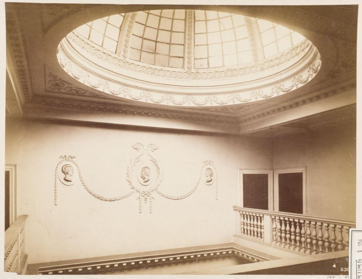 Vintage Neoclassical Building Interior
