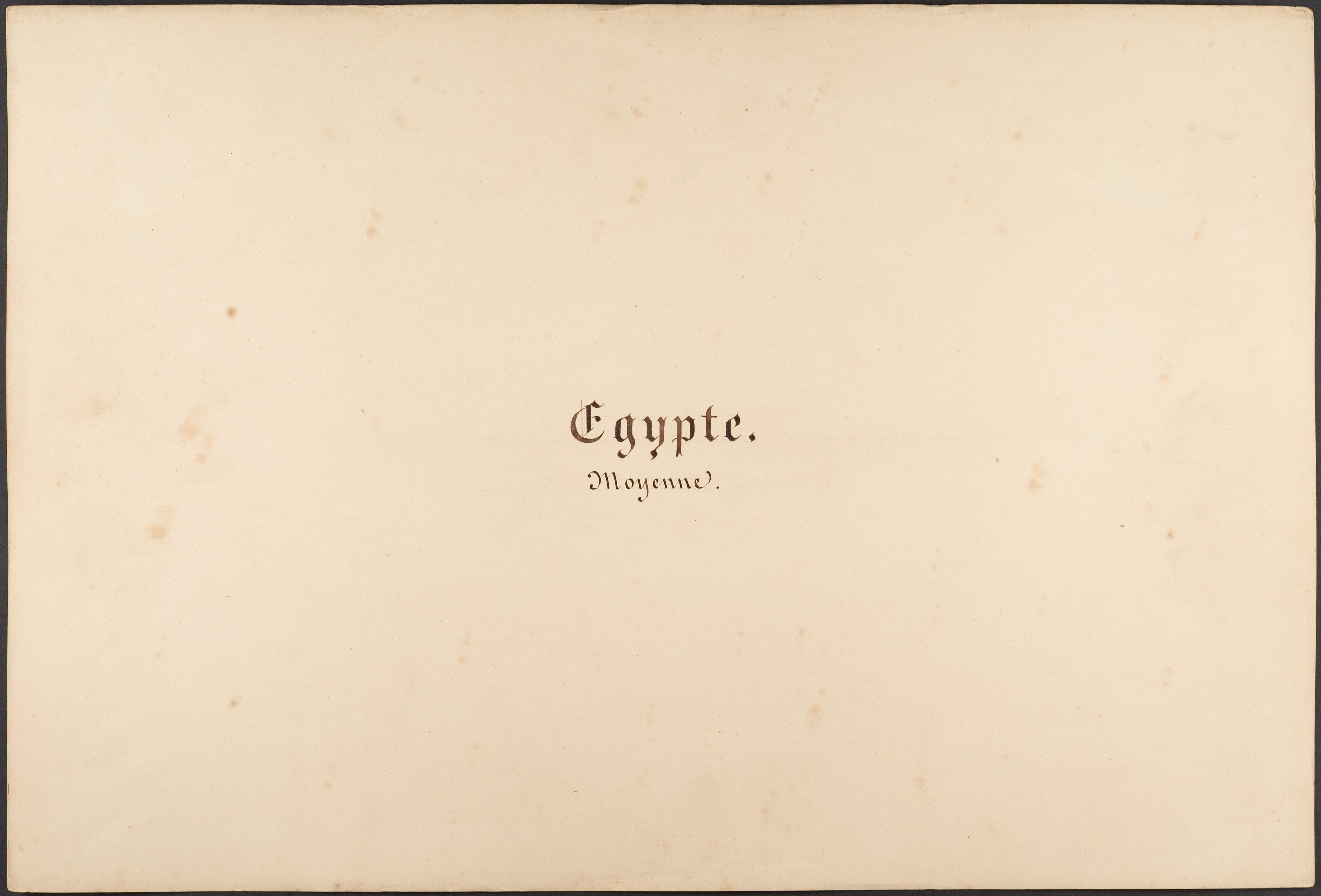 Egypte Moyenne Antique Text Page