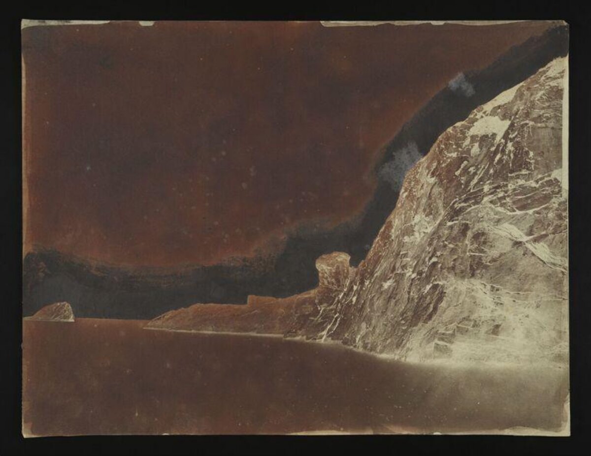 Snow-covered Arctic Glacier Landscape