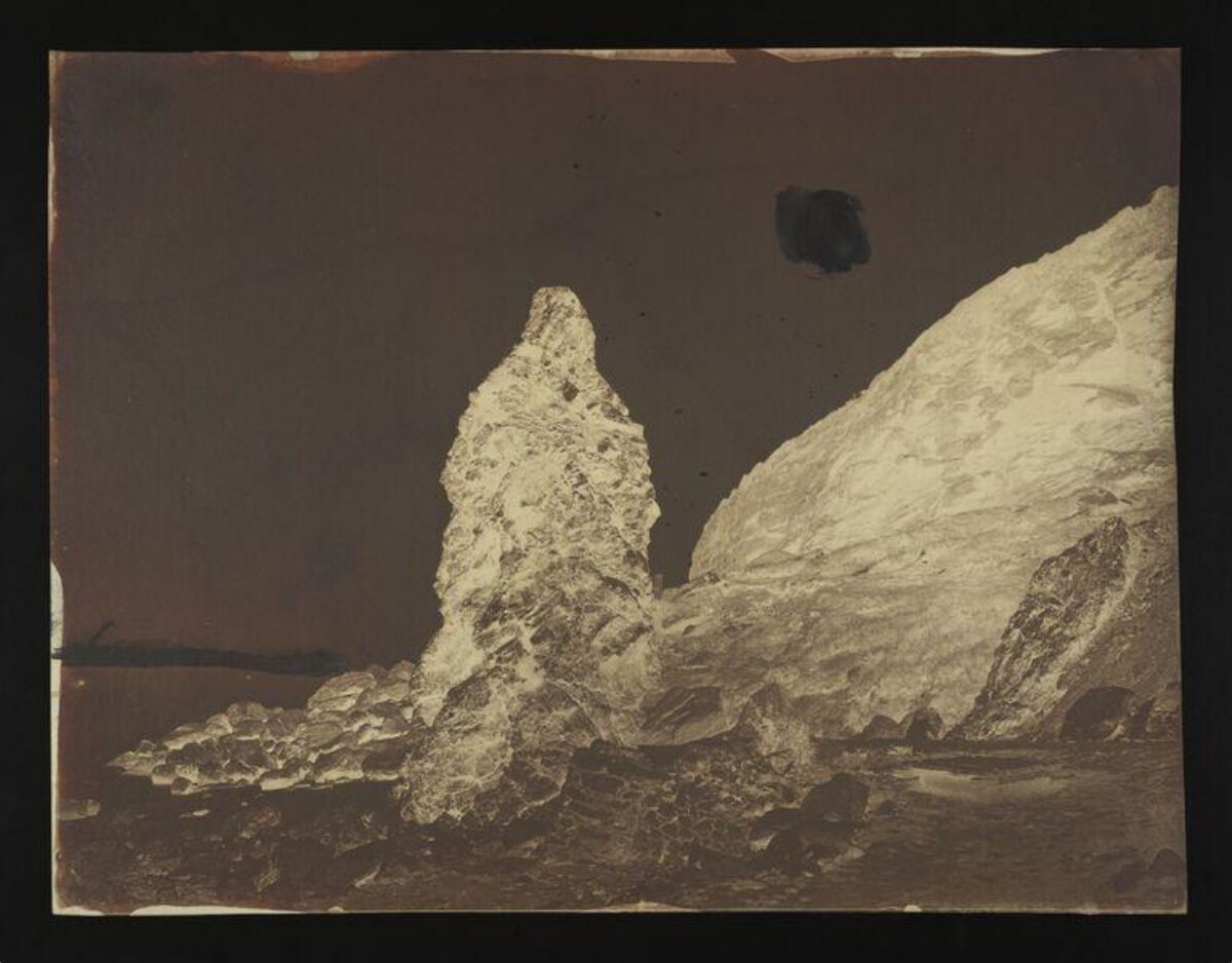 Vintage Glacial Landscape Photo