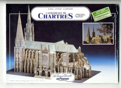 Chartres Cathedral Paper Model Kit