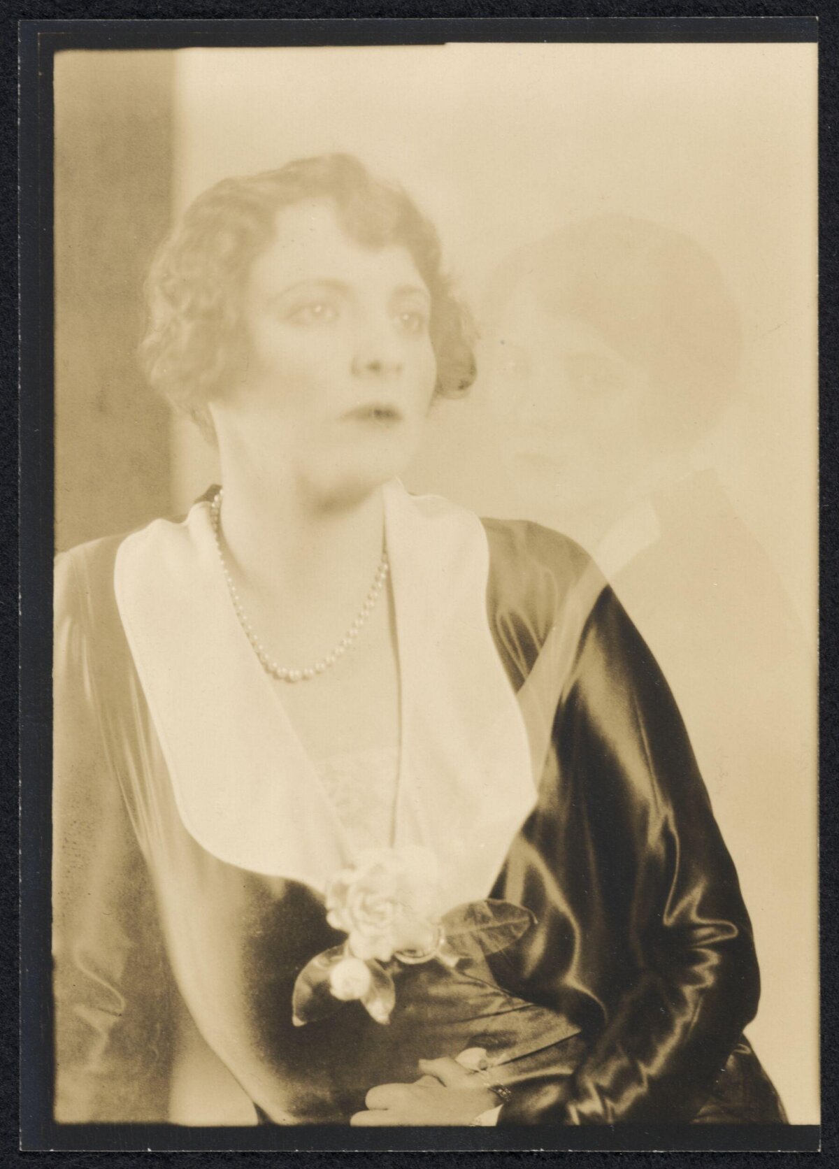 Vintage Sepia Portrait of a Woman