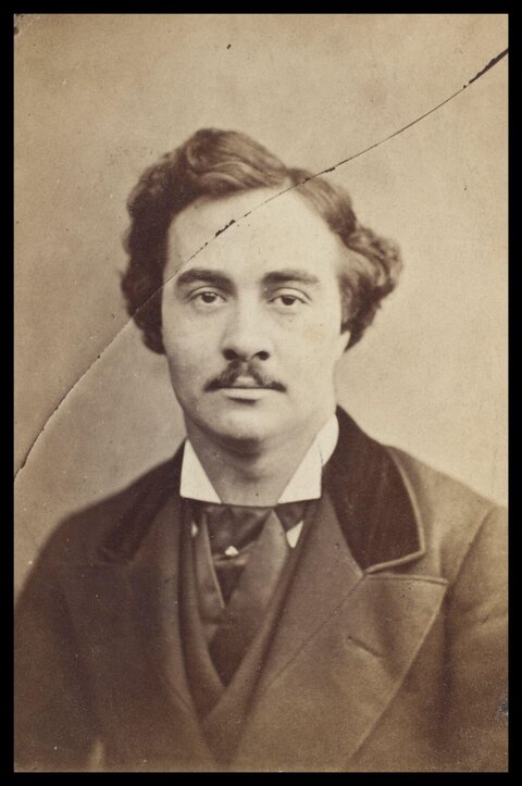 Vintage Bust Portrait of a Man