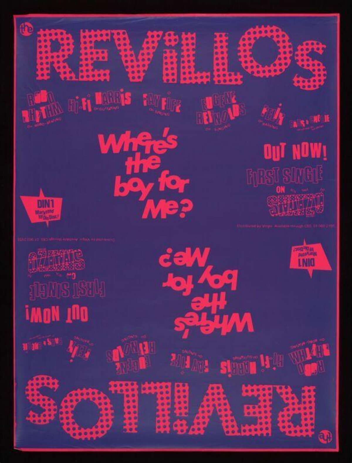 The Revillos Single Promo Poster