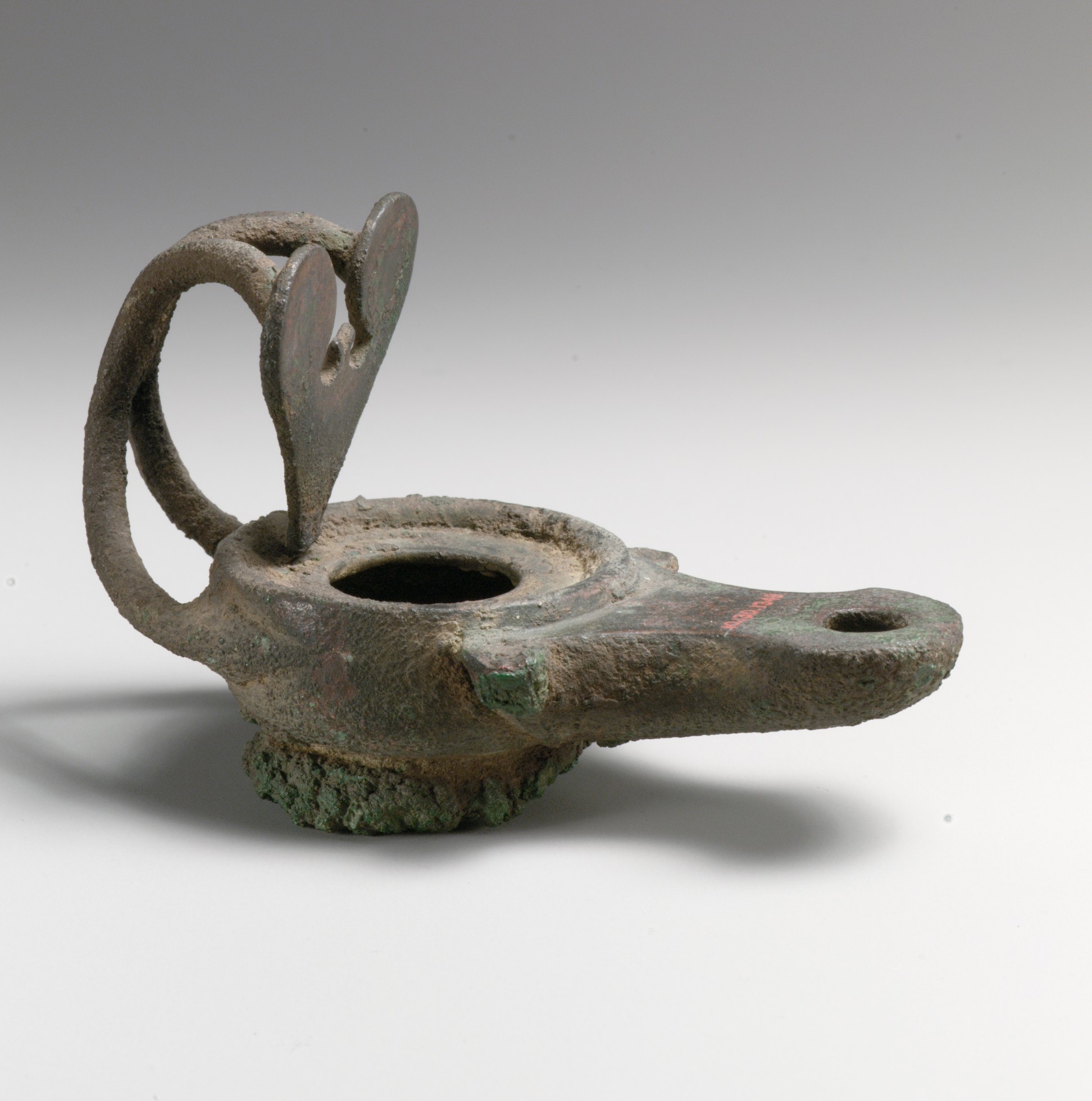 Ancient Bronze Oil Lamp