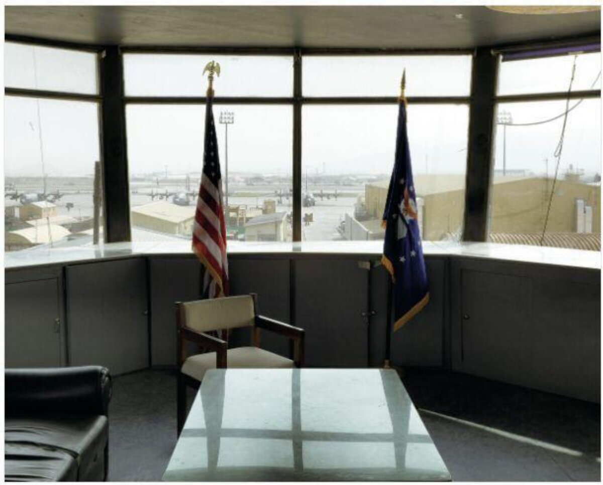 Airport Control Tower Meeting Room — Flags