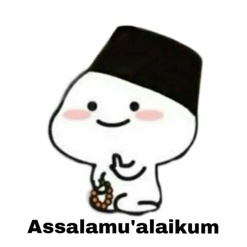 Cute Assalamu'alaikum Greeting Sticker