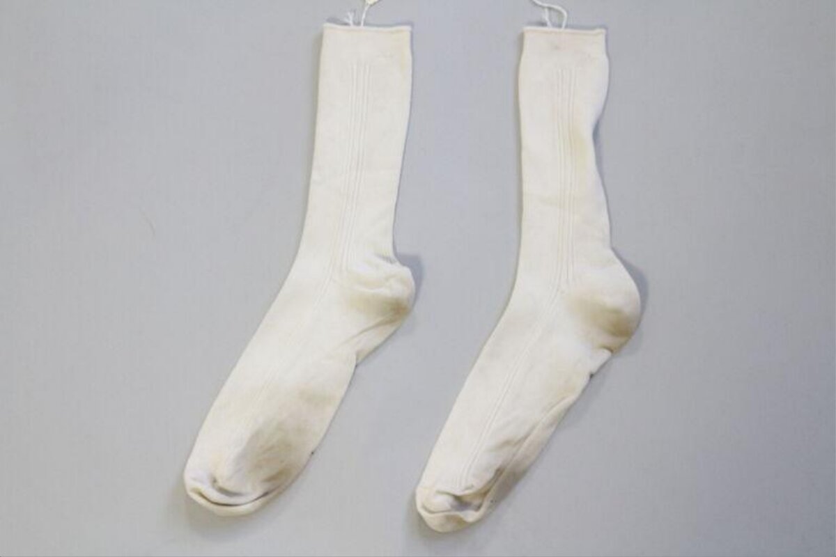 A Pair of Old White Socks