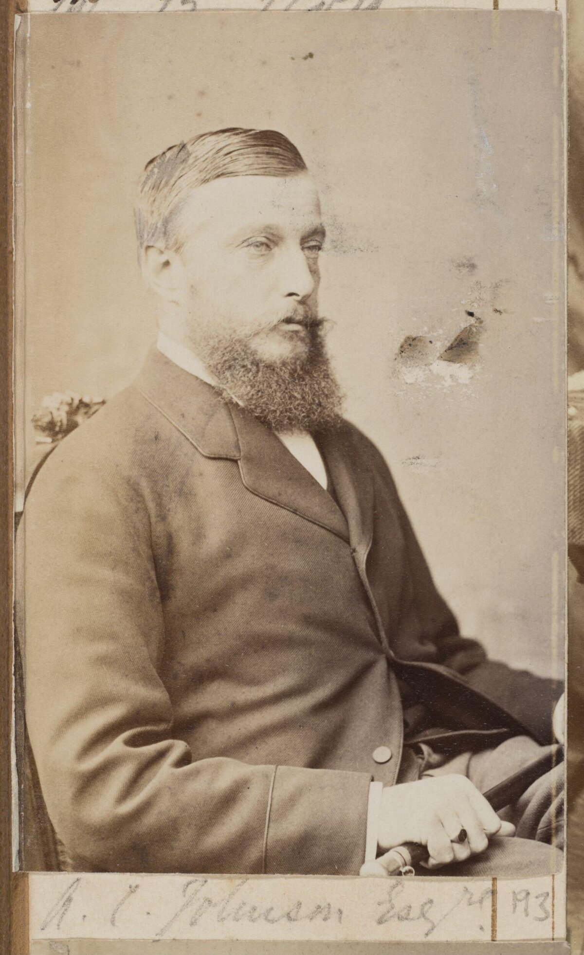 Vintage Portrait of Victorian Gentleman