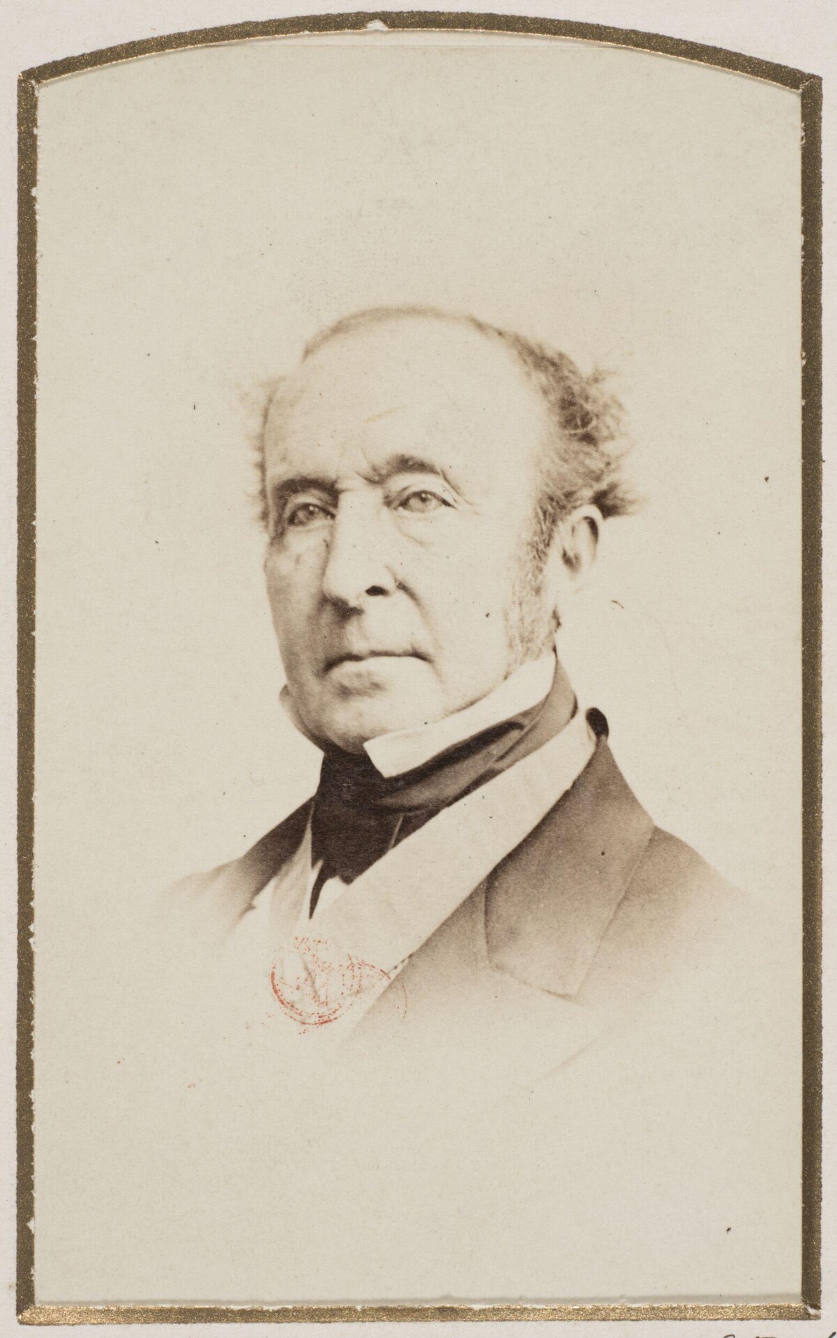 Vintage Portrait of 19th Century Gentleman