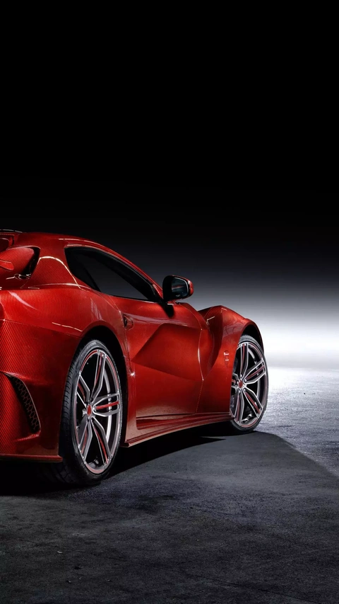 Red Carbon Fiber Sports Car
