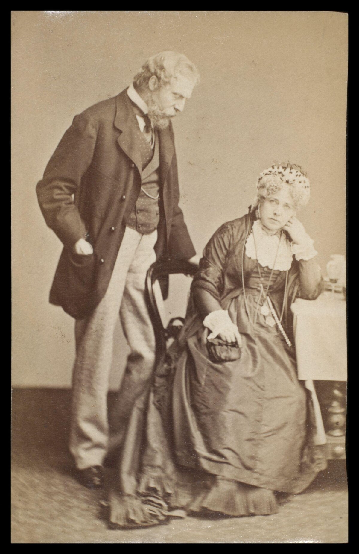 Vintage Portrait of Victorian Couple