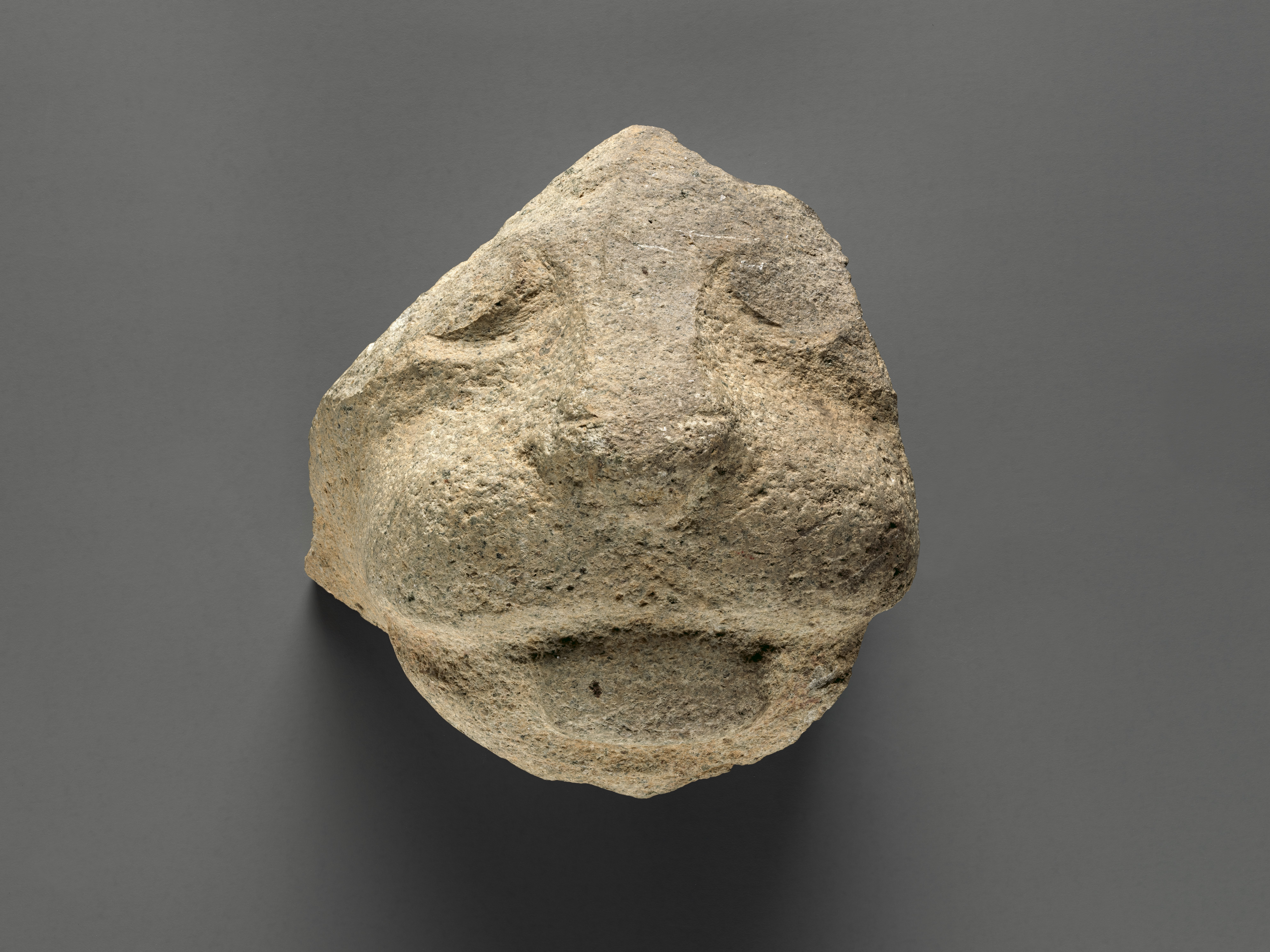 Stone Lion Head Fragment