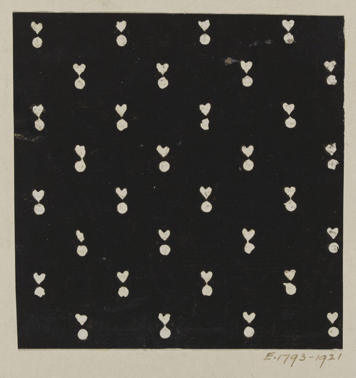 Heart Motif Textile Design