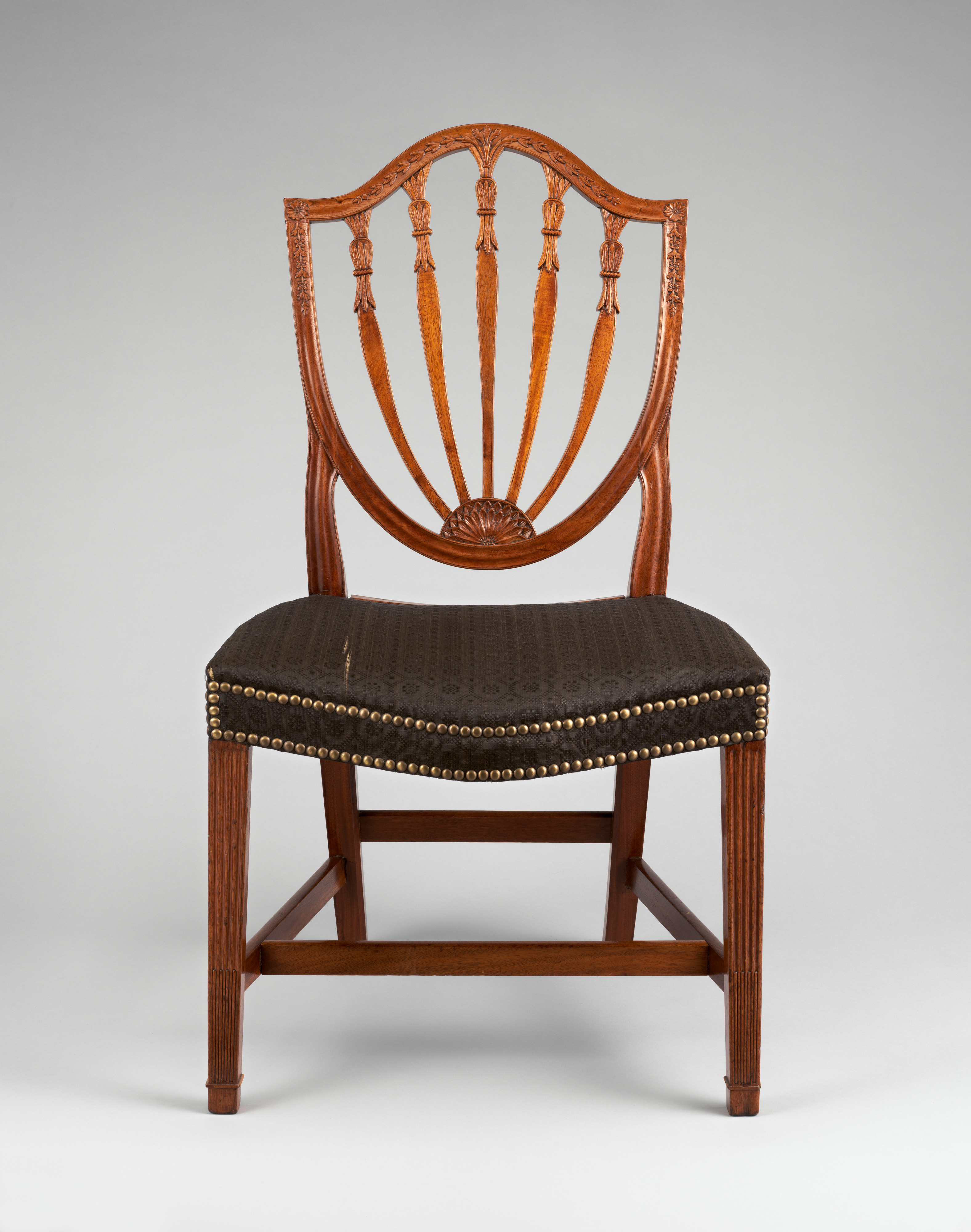 Antique Carved Wooden Side Chair