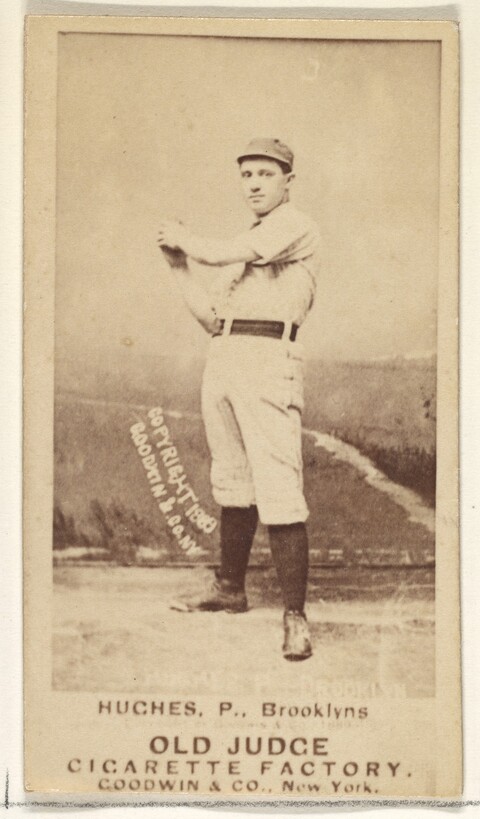 1889 Old Judge Brooklyn Baseball Player Card