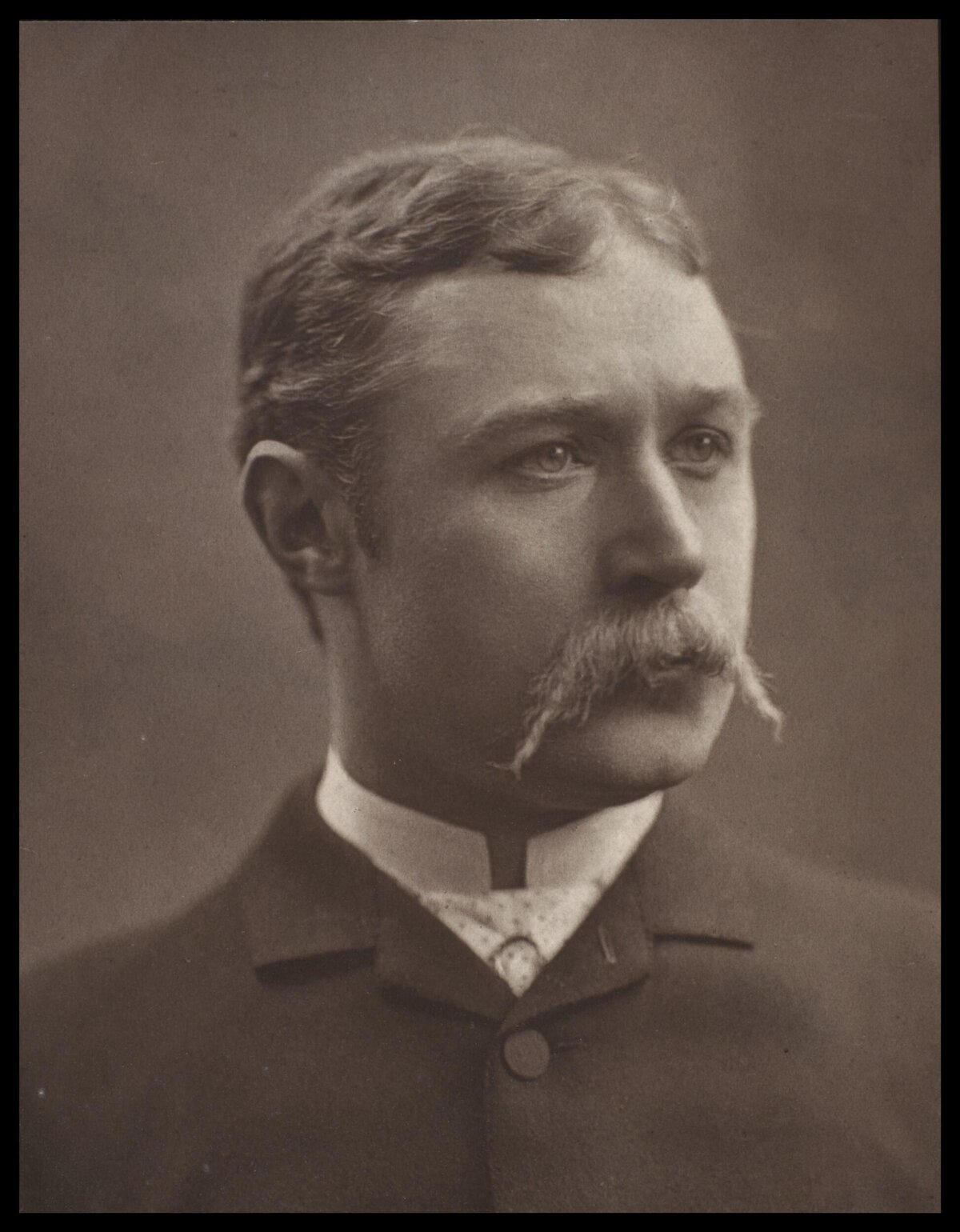 Vintage Portrait of 19th Century Gentleman