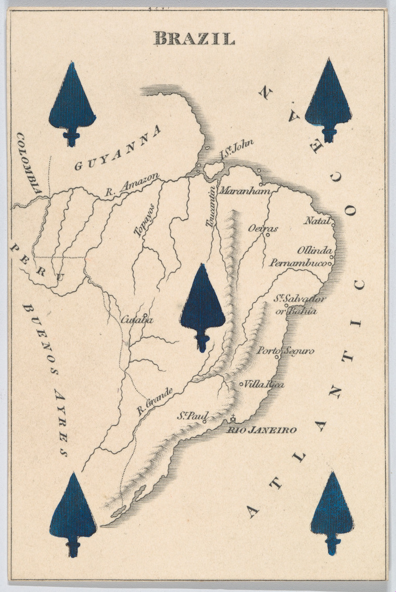 Antique Map of Brazil