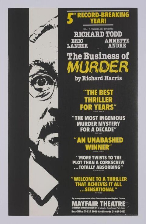 The Business of Murder Theatre Poster