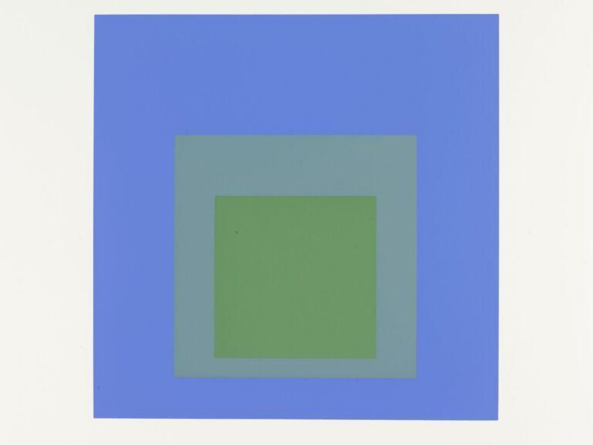 Nested Squares Abstract Art