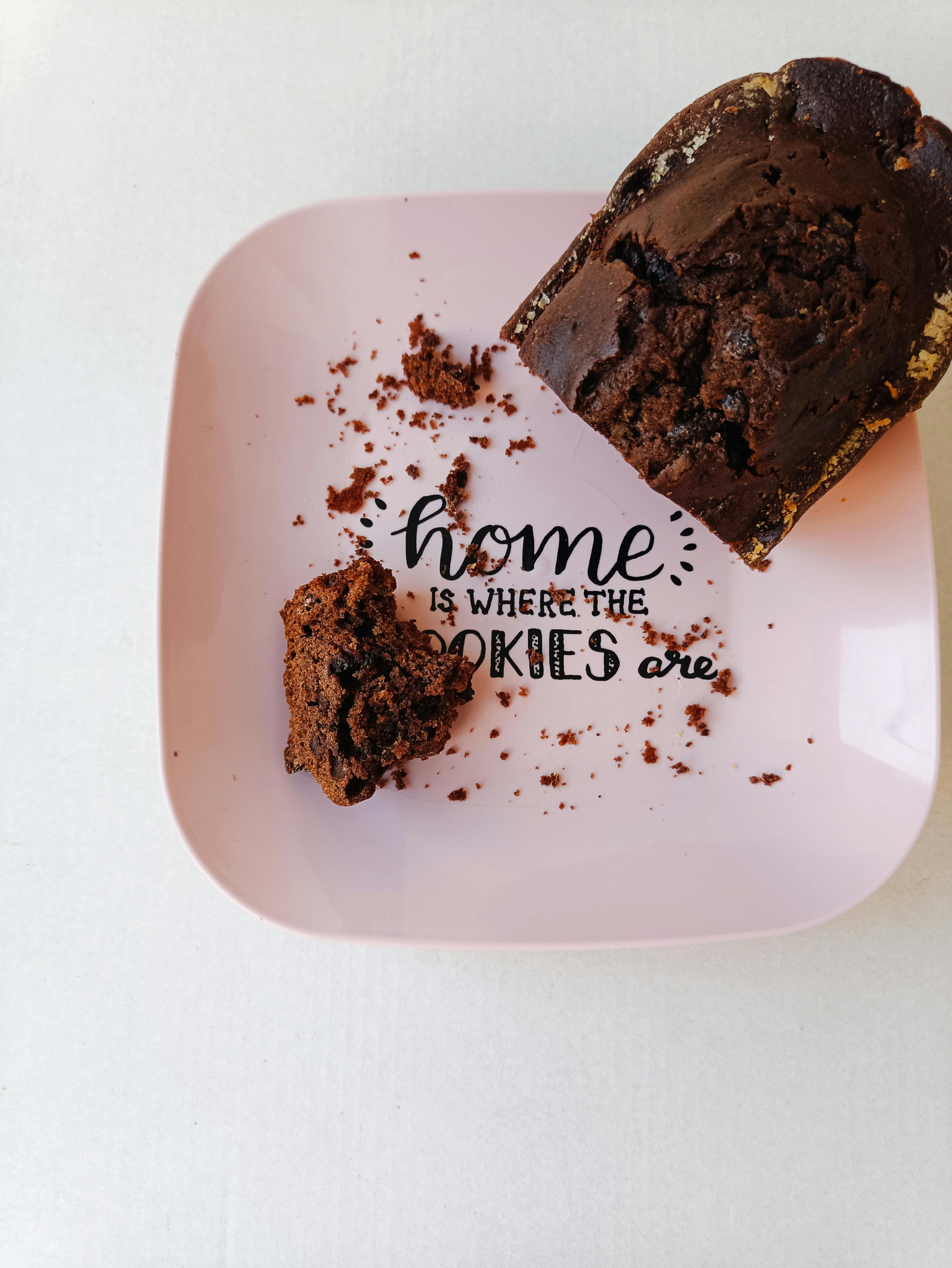 Partially Eaten Chocolate Brownie