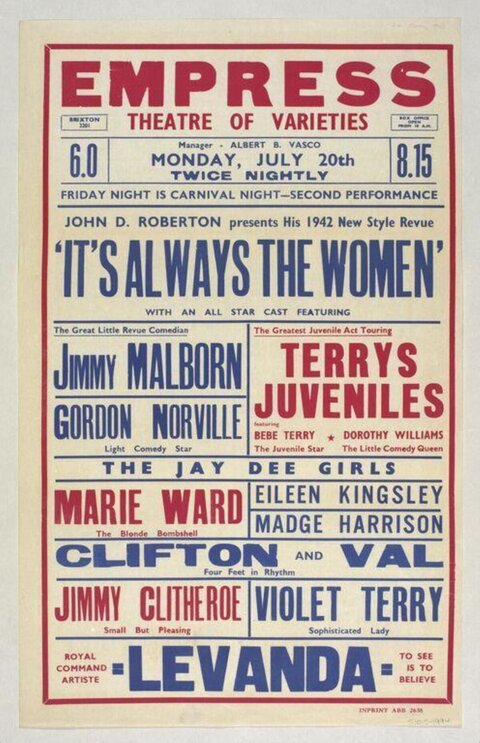 Empress Theatre Variety Show Poster
