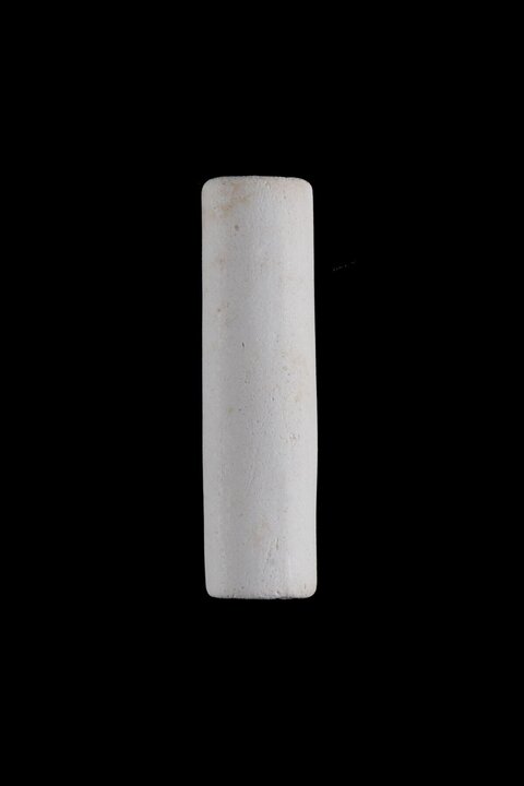 White Chalk Against Black Background