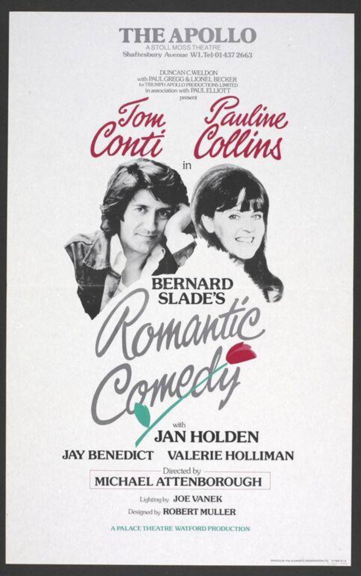Romantic Comedy Play Poster