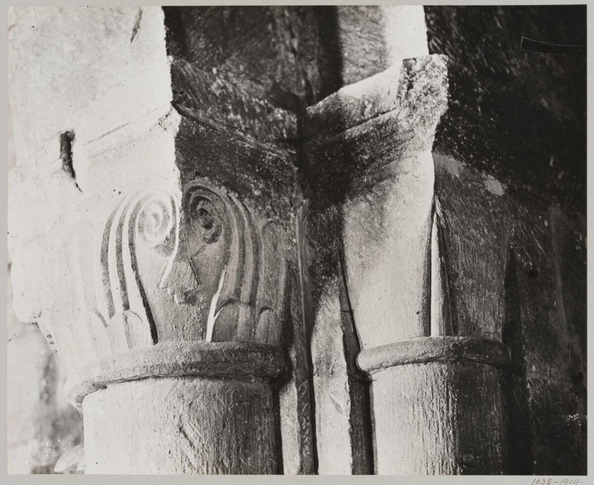 Carved Stone Column Capitals
