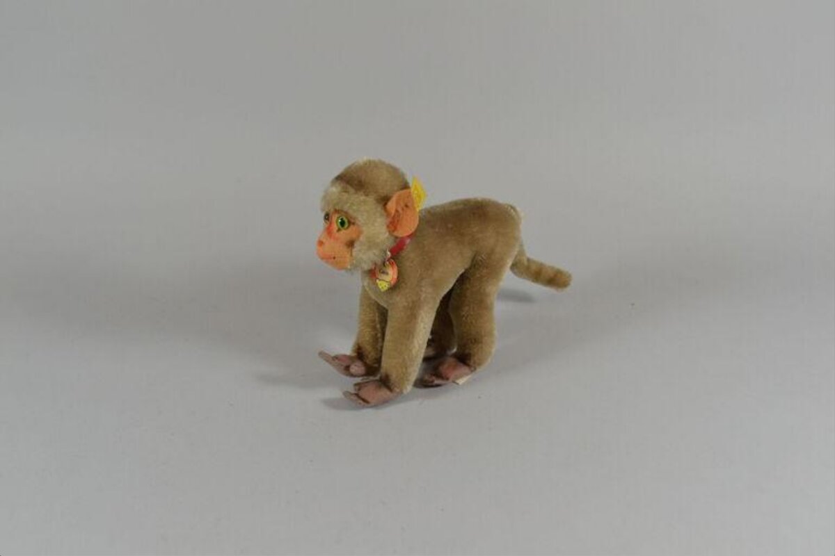 Vintage Stuffed Toy Monkey