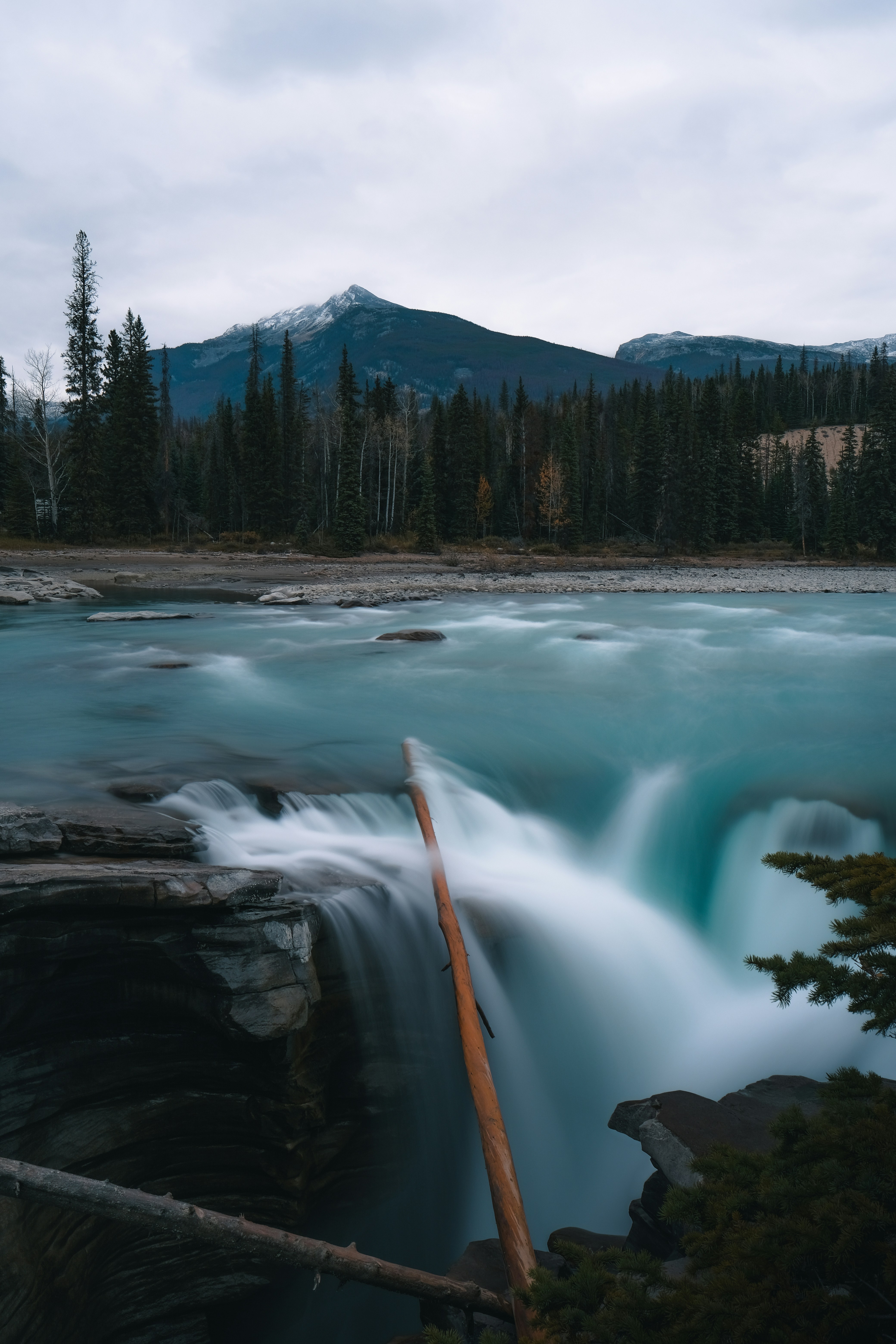 Turquoise Mountain Waterfall