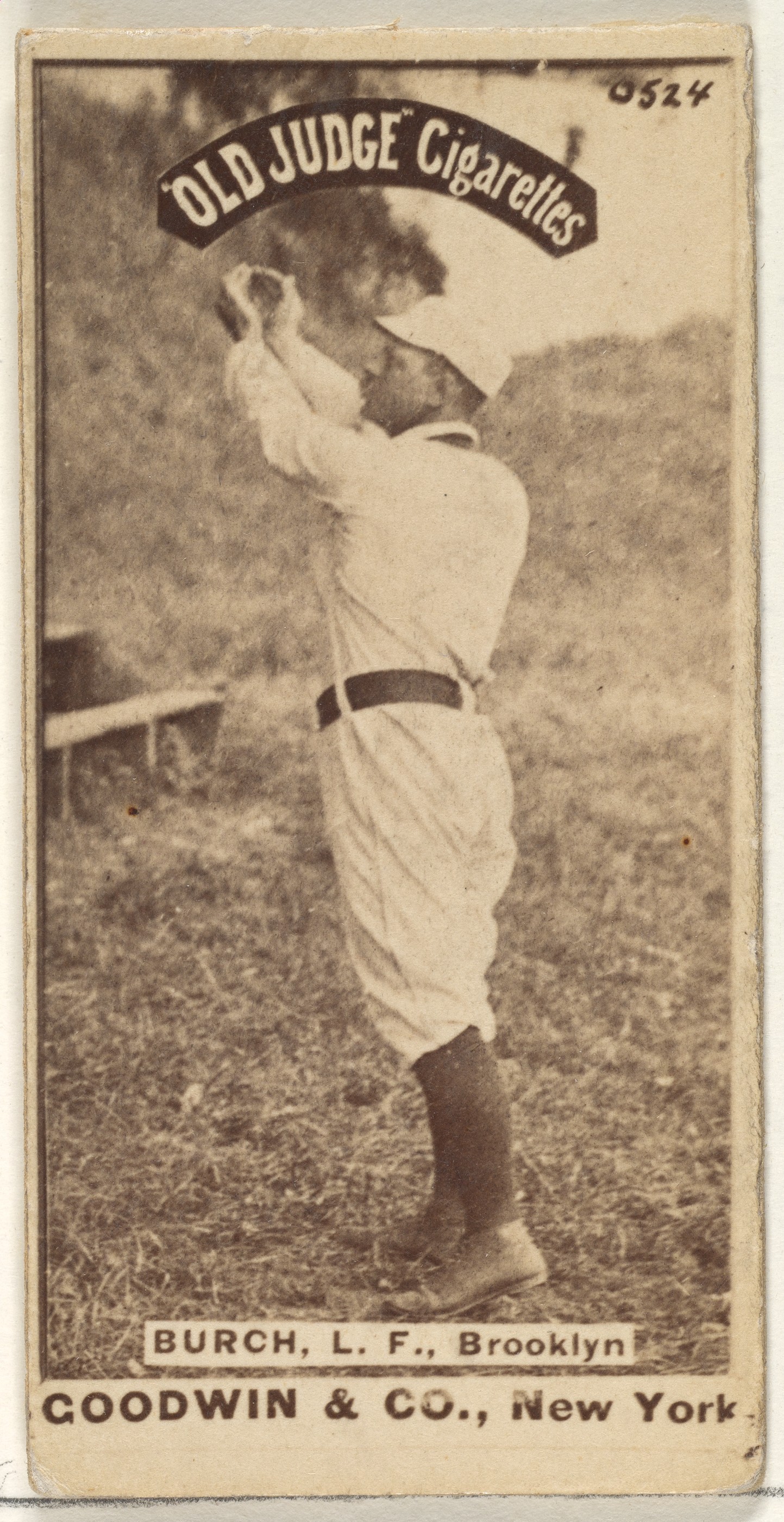 Vintage Brooklyn Baseball Cigarette Card