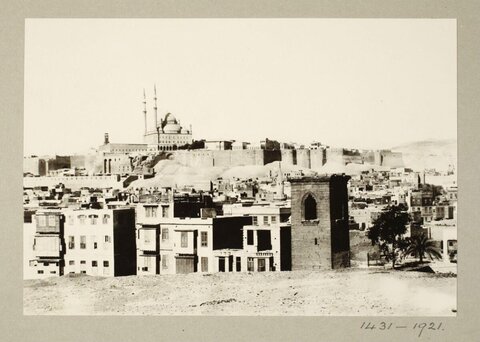 Vintage Cairo Citadel Cityscape